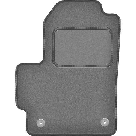 Alfombrilla de terciopelo para el conductor para: Daewoo Matiz hatchback (1997-2007) grafito