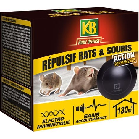 Repelente electromagnético para ratas y ratones 130m² /nc - Kb Home Defense
