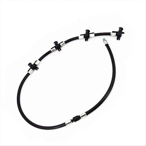 Injecteur retour carburant fuite tuyau 6460701532, raccord diesel haute pression, adaptable pièce moteur, remplacement fuite gasoil, flexible robuste, kit réparation injection. (1/5)
