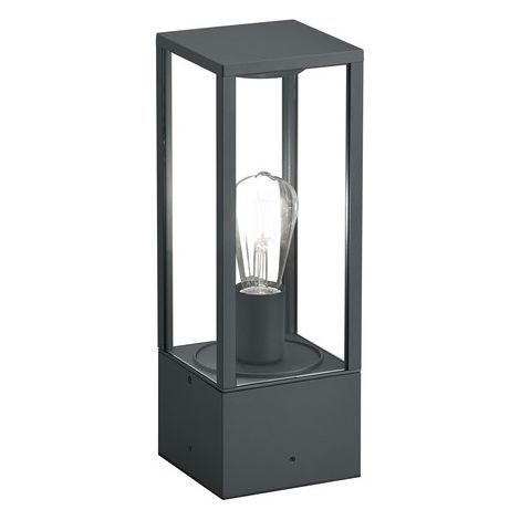 Potelet d'éclairage extérieur carré anthracite KORIEL Trio 1xE27 60W IP44 (1/2)