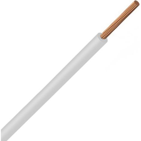 Cavo Filo Unipolare FZ1/LS0H sez. 0,35 mmq Bianco