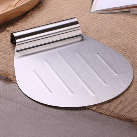 Outils de cuisson de gâteaux en acier inoxydable, pelle à gâteau, plateau de transfert, plaque mobile, élévateur de gâteau pour la cuisson de pizza, pain, gâteaux, tartes faits maison (1/3)
