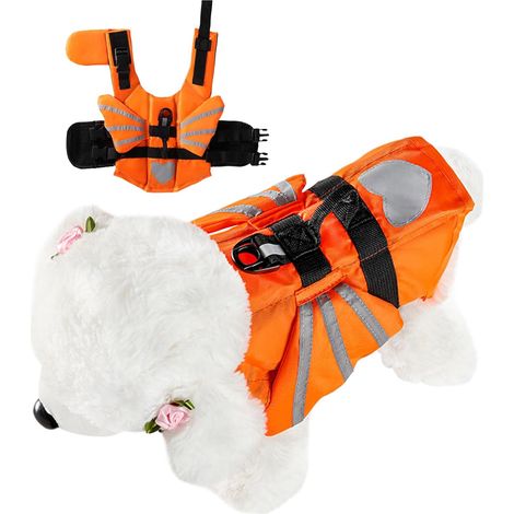 Dog Swim Suit Water Safety Swimsuit Floating Reflective (1/5)