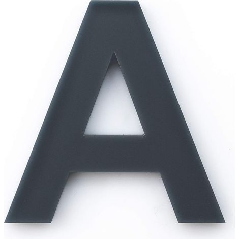 Meinplexi B-A-20 - Lettera in acrilico, antracite RAL: 7016 (1/4)