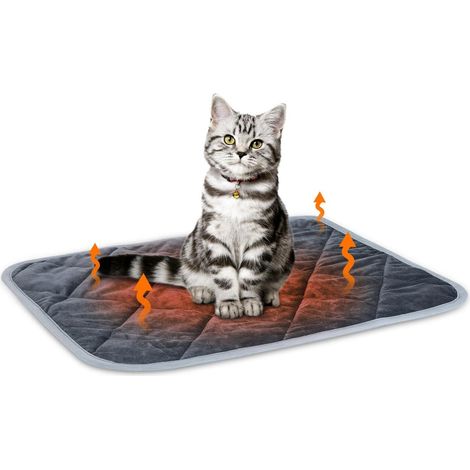 1 Tapis Chauffant Pour Chat Et Chien, Auto-Chauffant Sans Électricité, Antidérapant Lavable, 40x50cm