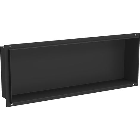 Mexen X-Wall-NR Nischenregal ohne Rahmen 60 x 20 cm, schwarz - 1971602010 (1/5)