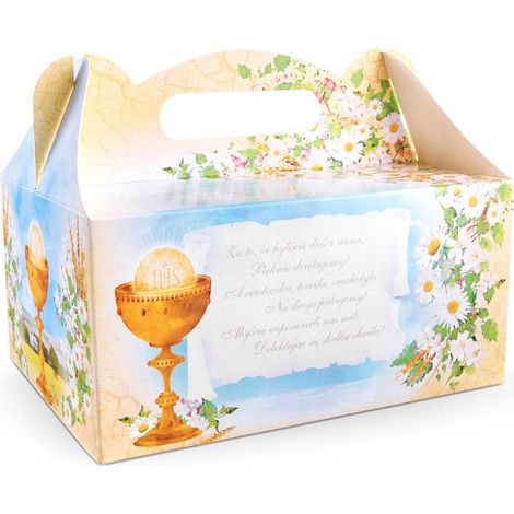 Scatole decorative per torta della comunione (1 confezione / 10 pz.)