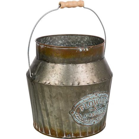 Cubo de metal dorado 21xd18x21/32.5 t:18cm (1/5)