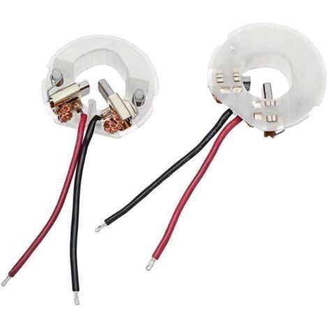 Convient pour visseuse sans fil Hilti SFC 22-A, SFC22-A, SFC 14-A et SFC14-A - 2 balais de charbon avec support - balais de charbon de rechange pour moteur (1/4)