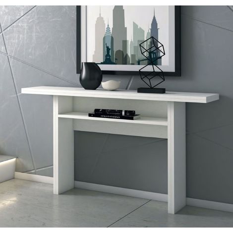 Tavolo consolle apribile SPIDER finitura bianco (1/3)