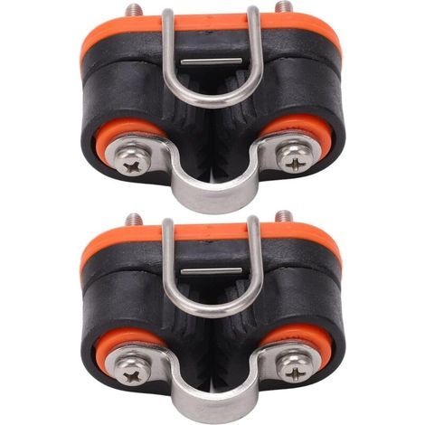 Lntyq Taquet Coinceur pour Voiliers, Conception Robuste Taquet Coinceur à Entrée Rapide avec Anneau de Guidage pour Cordage de 3‑12 Mm (1/5)