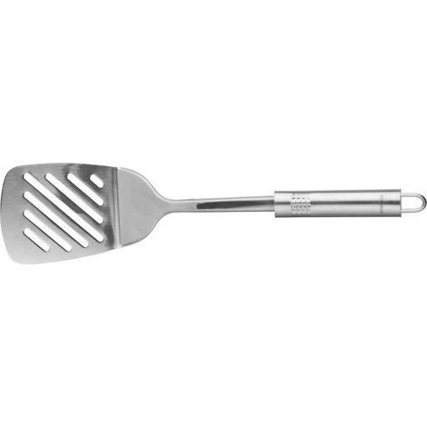 Spatule Ajourée - Inox - Pour Gratins Lasagnes Pizza Viande - 28 cm - 1 Piece