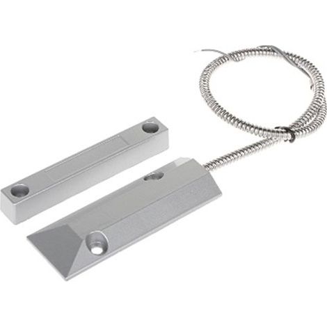 Contatto magnetico in custodia metallica rinforzata protezione cancello o porte basculanti 1pz - sku 90OC55 (1/2)