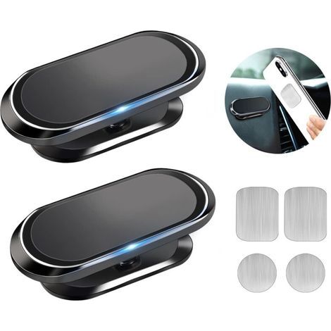 Due supporti magnetici per cellulare da auto, con rotazione a 360°, compatibili con iPhone, Samsung, Huawei, Xiaomi e altri telefoni. (1/4)