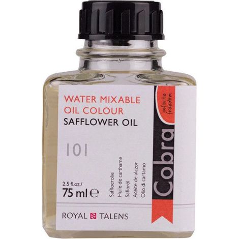 Huile de carthame - Diluant à l'eau - Peinture à l'huile - Cobra - Flacon 75ml