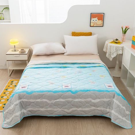 Couverture Thermique - 150 x 200 cm - Coton - Pour Lit Une Place - Toutes Saisons - 1 Pièce (1/5)