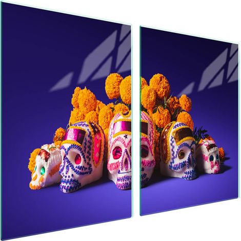 Plaque de protection en verre pour le four 2x45x52 Masque (1/5)