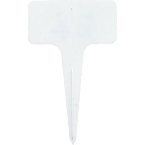 100 etichette per piante in plastica, 10 x 6 cm, marcatori da giardino in plastica a forma di T, etichette per fiori, cartellini per piante, cartellini per fiori in plastica (1/5)