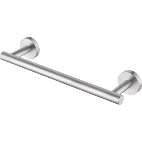 Porte Serviette Salle de Bain Organisateur Cuisine Murale Porte Torchon Barre Serviette Mural 30CM Acier Inoxydable SUS304 Finition Brossée (1/5)