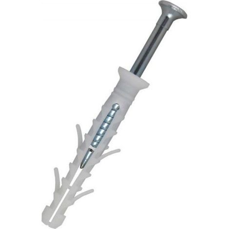 Cheville De Montage Rapide - 8 X 120 Mm - Zone D Expansion Prolongee - Sans Collerette - 10 Unites