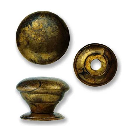 POMOLO METAL STYLE 24409 OTTONE ANTICO MM.25