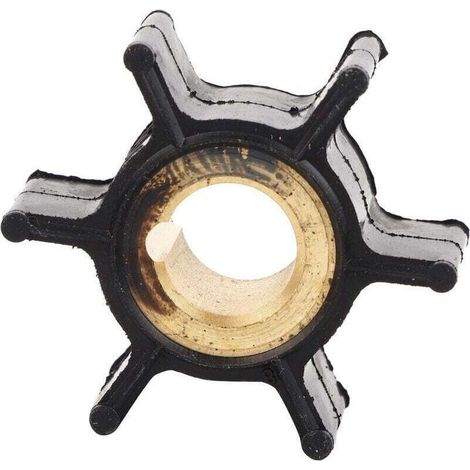 Enowelir Turbine de pompe à eau 389576 de remplacement, adaptée à Johnson Evinrude 4/4, 5/5/6/8 chevaux (1/4)