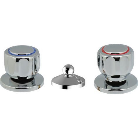 Rubinetto bidet con salterello – miscelatore in ottone cromato dal design elegante – Art.144