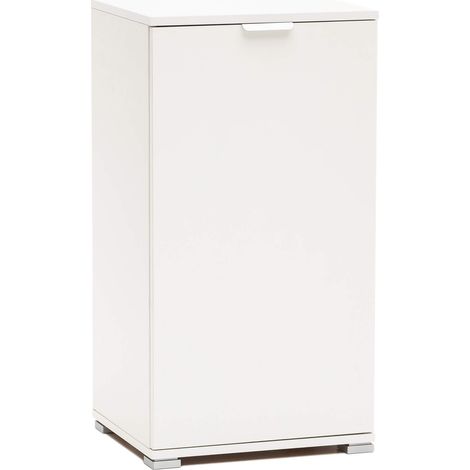 MOBILETTO CON ANTA IN COLORE BIANCO 45 X 38 X H85 CM (1/4)