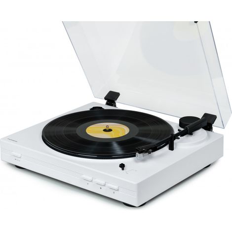 Thomson – Platine vinyle automatique entraînement par courroie – Tête de lecture Audio-Technica AT3600L – Lecture et retour automatique – Pré amplifié
