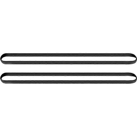 Courroie plate de remplacement pour tourne-disques, 6-10mm de large, en caoutchouc durable.