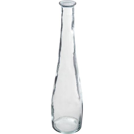 Vaso lungo in vetro riciclato H80cm - Atmosphera créateur d'intérieur