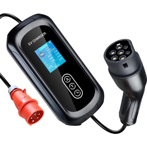 Tragbares EV-Ladegerät, WiFi-Steuerung, 5M Ladekabel, APP-11KW-5M (1/2)