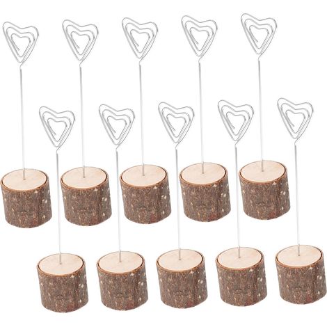 Lot de 10 pinces photo arbre – supports carte photo pour fêtes (1/4)