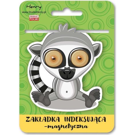 Segnalibro magnetico - Lemure