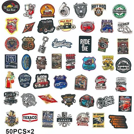 Stickers, Vintage Car Stickers (1/3)