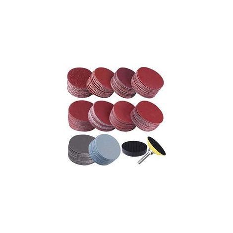 Lot de 300 disques abrasifs 50 mm, grain 80 à 3000, pour Dremel, meulage –