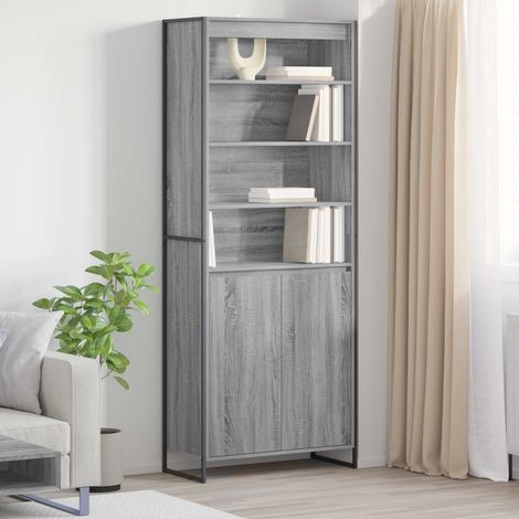 Hohe Schränke 2 pcs Graues Sonoma 79 x 36 x 200 cm