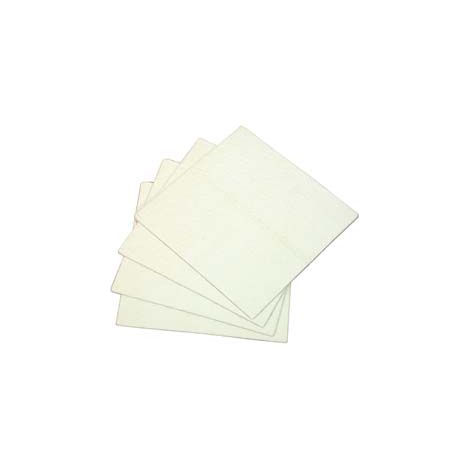 CARTONE FILTRANTE CM.20X20- - ROVER 4 sgrossatura-finitura, micron 10 - 25 pezzi ROVER