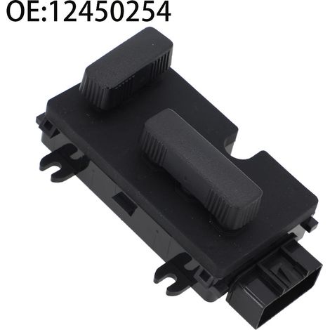 12450254 is an electric seat adjustment switch for Chevrolet and Cadillac vehicles manufactured between 2002 and 2006. (1/4)