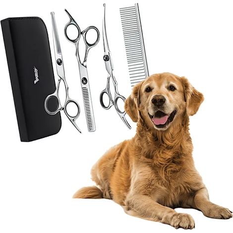 Filiyano – Kit de toilettage pour chiens - Ciseaux pour chiens 350 (1/5)