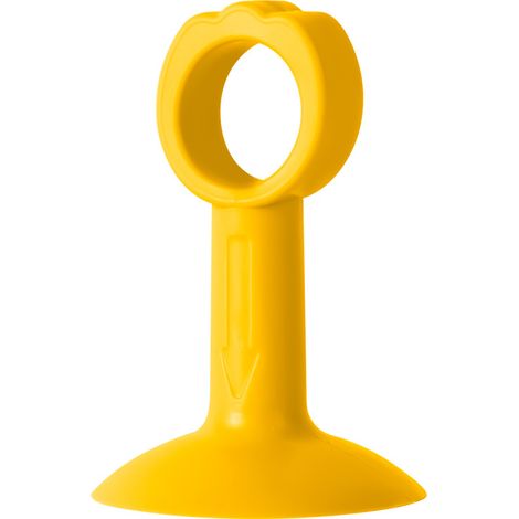 Coussinets silicone anti-collision poignée porte orange 2 pièces, protège mur (1/5)