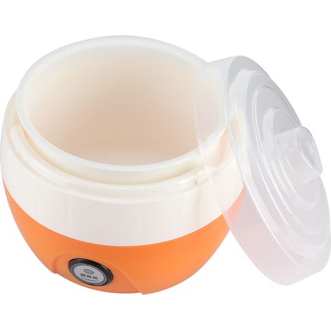 Yaourtière électrique automatique 1L bac en plastique orange kit DIY yaourt (1/5)