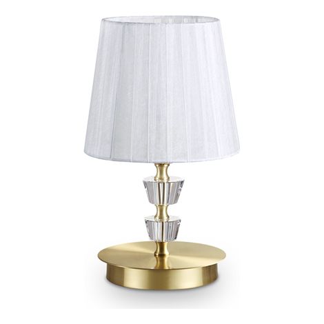 Lampade Da Scrivania - Ufficio Classica Pegaso Metallo Ottone 1 Luce E14 Small (1/2)