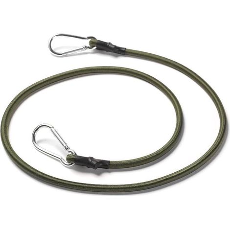 Outdoor Bungee Cord, 8mm Adjustable Bungee Cord with Carabiner - Outdoor Camping Cargo Rack Bungee Cord (30cm) (1/5)