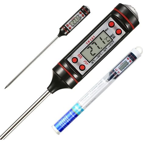 Thermomètre alimentaire, mesure de la température de cuisson, sonde électronique, stylo de mesure de la température (1/5)