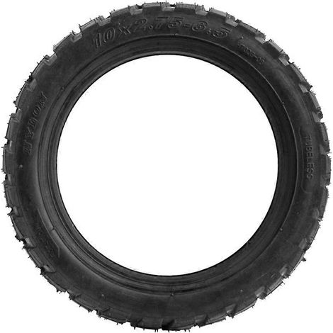 Pneus tout-terrain 10 pouces 10x2.75-6.5, pneus sans chambre à air, pneus en caoutchouc résistant à l'usure pour trottinettes électriques. (1/5)
