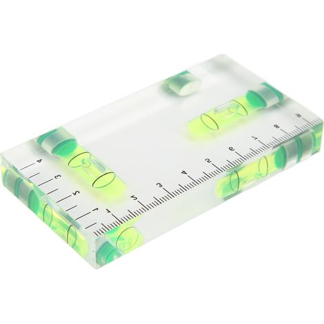 Tragbare, bidirektionale horizontale Wasserwaage mit integrierter bidirektionaler Libelle für Bilderrahmen (1/5)