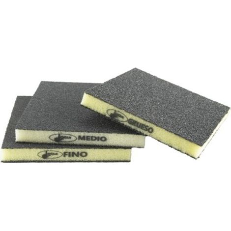 Esponja De Lijas 120x98x13mm Medio  Para Lija Intermedia