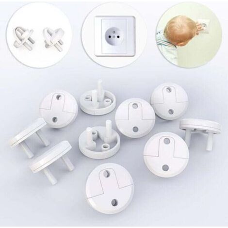 20pcs Caches Prises Franaises Cache Prise Bébé Amovible [ Sans Clef Ni Adhésif ] Nouvelle Génération Originale Sécurité Domestique Et Puériculture Pour Protection Prise