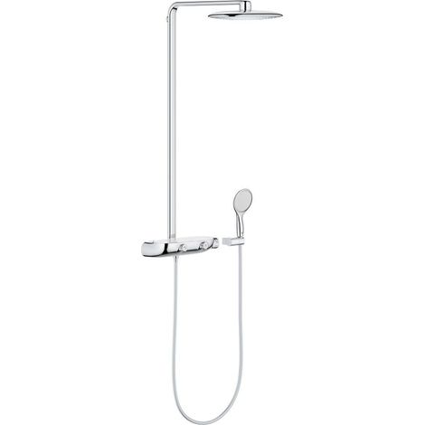 Système de douche thermostatique Grohe Rainshower SmartControl 360 Mono – Douche de tête Rainshower 360 Mono – Jet PureRain – Flexible 1.750 mm (1/5)